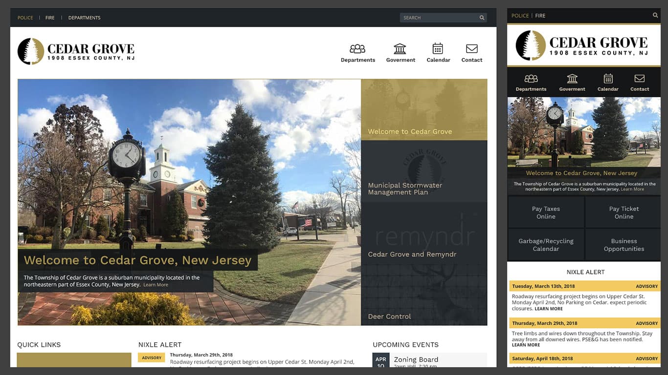 Screenshot of the desktop and mobile view of the Lunchmemo website.